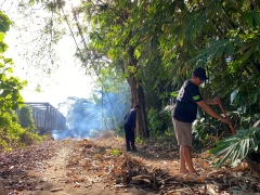 Pembersihan Area Lokasi IPA Tanralili